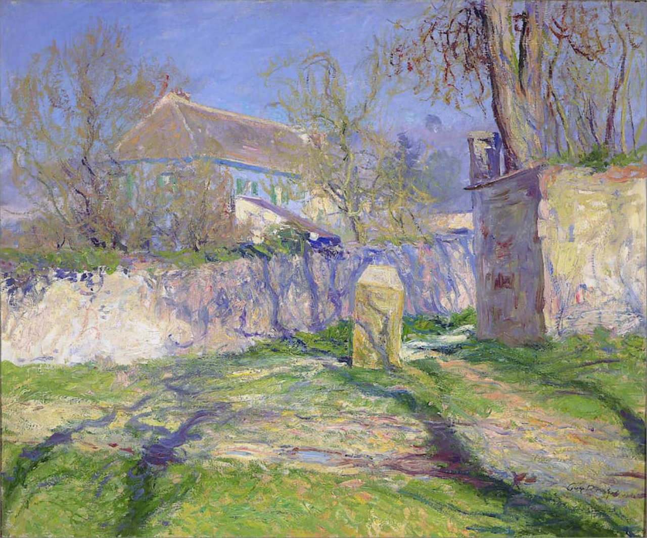 Casa foi pintada no estilo impressionista em 1910 por Guy Rose, um dos amigos de Monet. Foto: reprodução