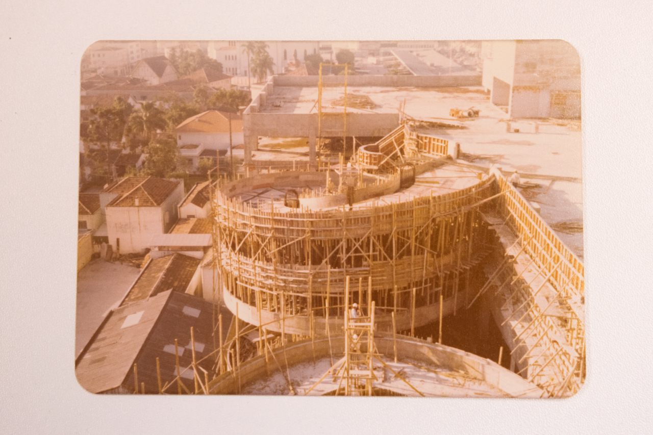 Edifício Itália durante sua construção, em 1978. Foto: Arquivo/CCI