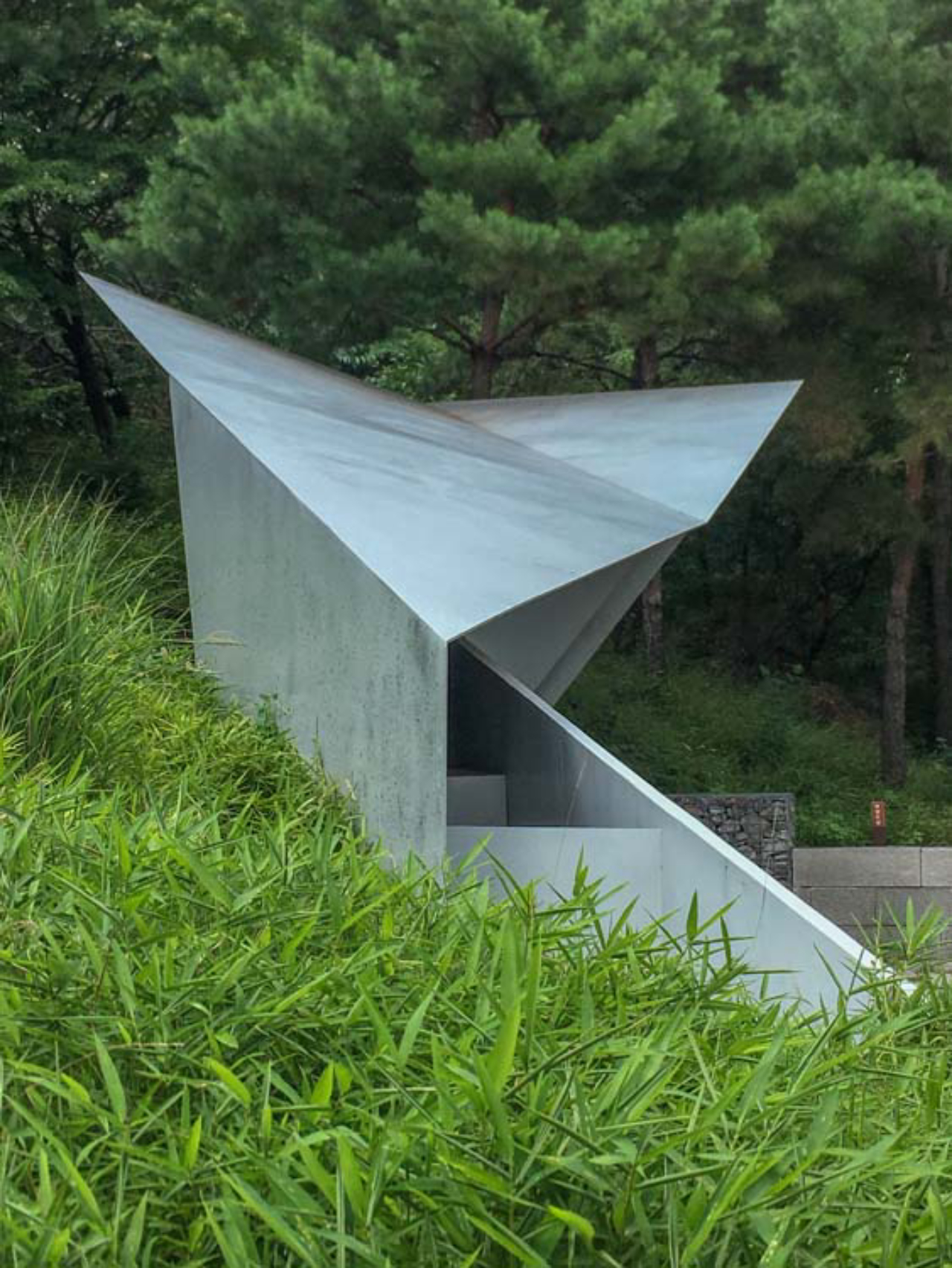 Seoul City Wall Visitor Pavilion, Seoul, Korea by Jo Jinman Architects shot by Jim Kostecky