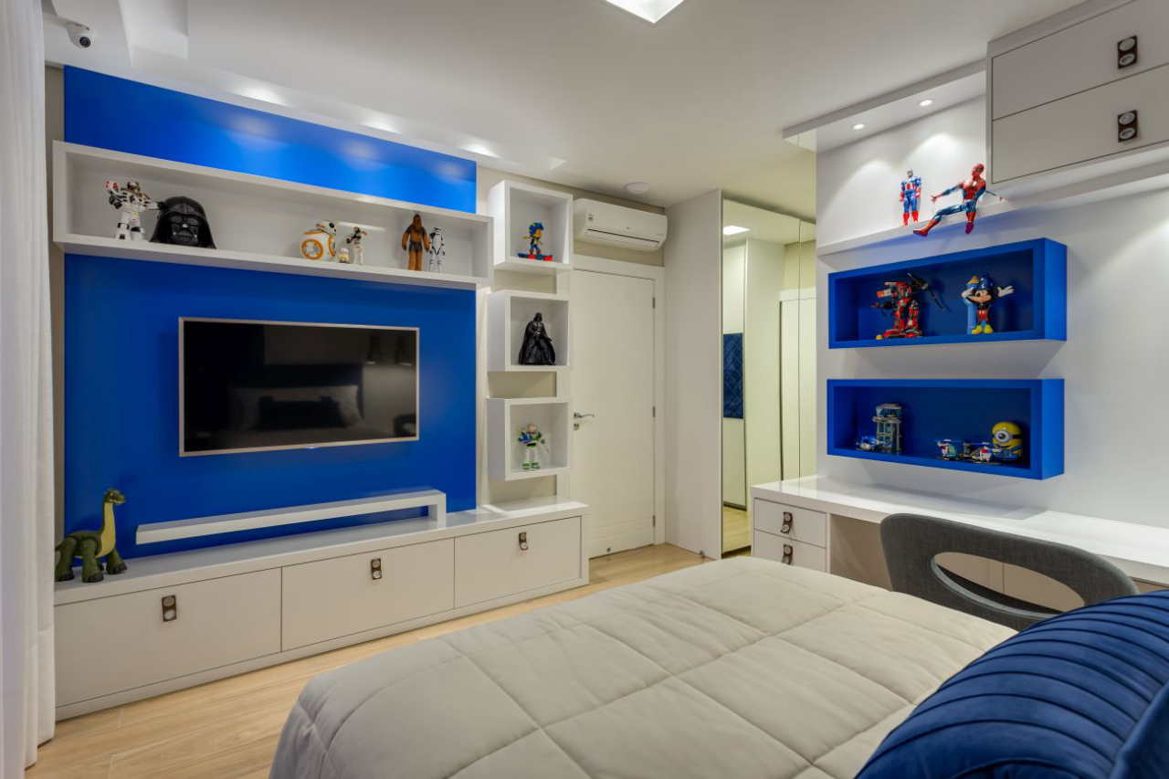 Com o ar infantil na decoração, o mobiliário se torna adaptável em todas as fases da vida.<br>Foto: Nenad Radovanovic