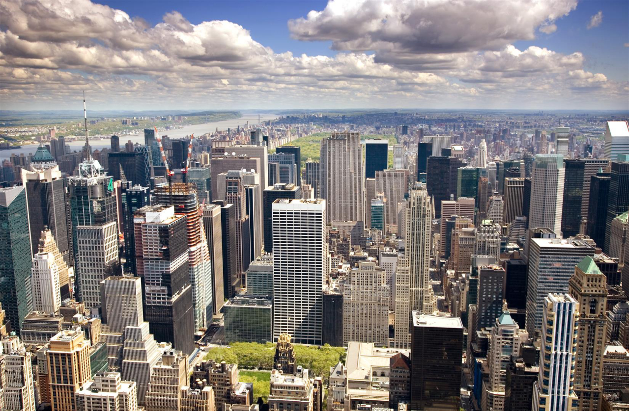 Novos prédios altos em Nova York terão de seguir norma de construção que prevê vidro "amigo" dos pássaros. Foto: Bigstock. 