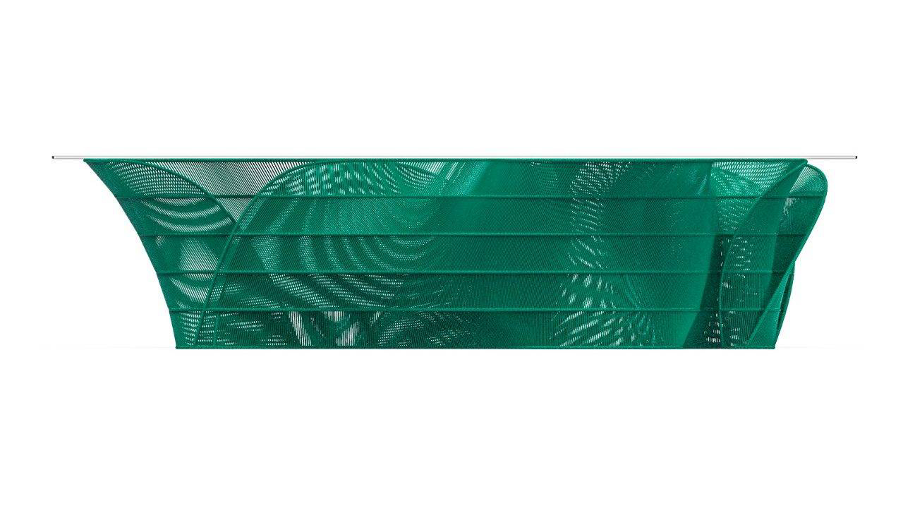 Mesa Banzeiro, com design orgânico, por Sergio Matos. 