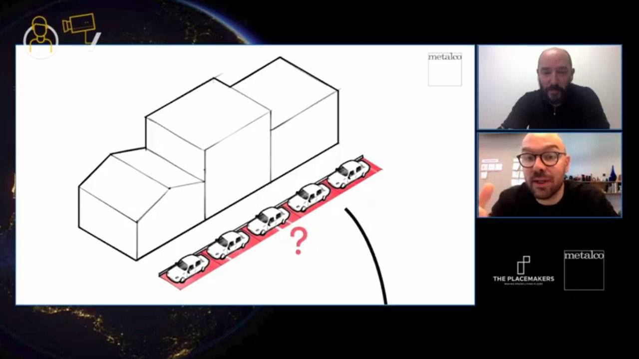 Nichetto está projetando um novo tipo de parklet.