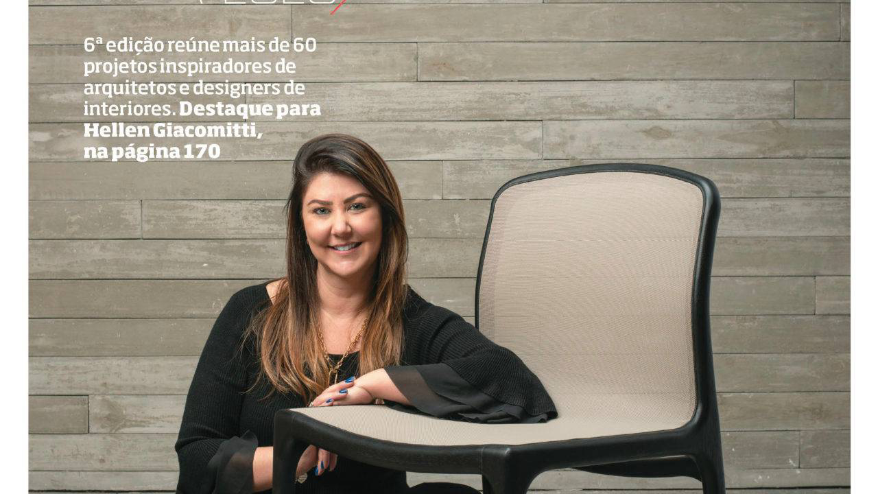 A Cadeira Zia, do estudiobola, foi a eleita de Hellen Giacomitti.  Foto: Fernando Zequinão/HAUS 