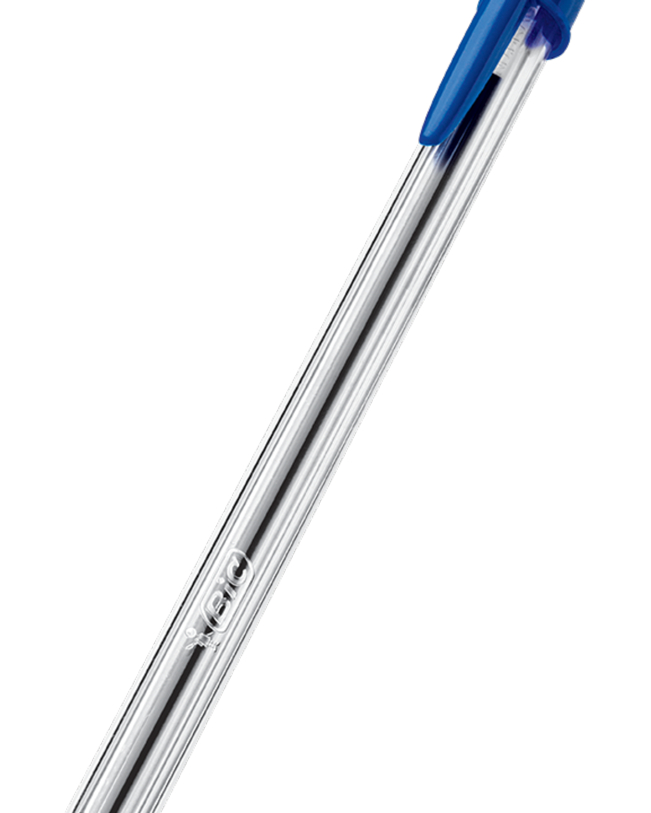 Simples e, ao mesmo tempo, complexo, o design da caneta e seu tom de azul inconfundível são as marcas registradas da BIC.  