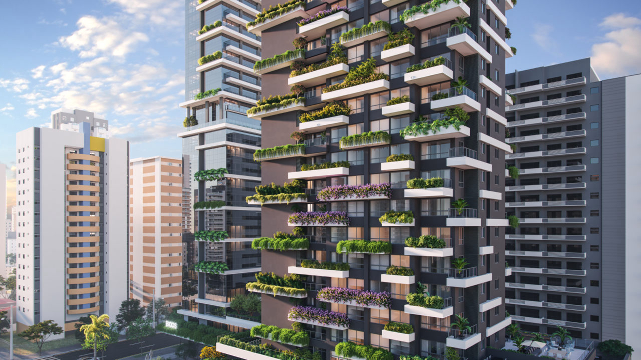Laguna revela com exclusividade projeto Bioos, no Centro Cívico: uma torre com consultórios e escritórios, e outra torre ao lado para moradores 60+.