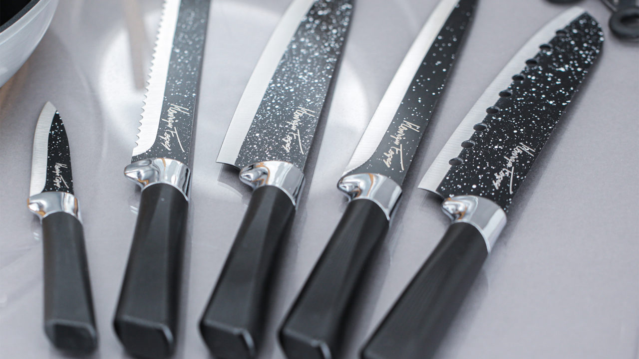 Conjunto de facas compõe coleção de Fogaça para Yangzi.