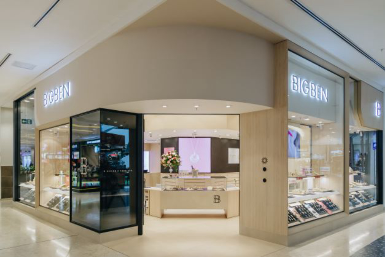 Bigben lança nova identidade visual e logomarca em loja conceito no Shopping Palladium, em Curitiba.