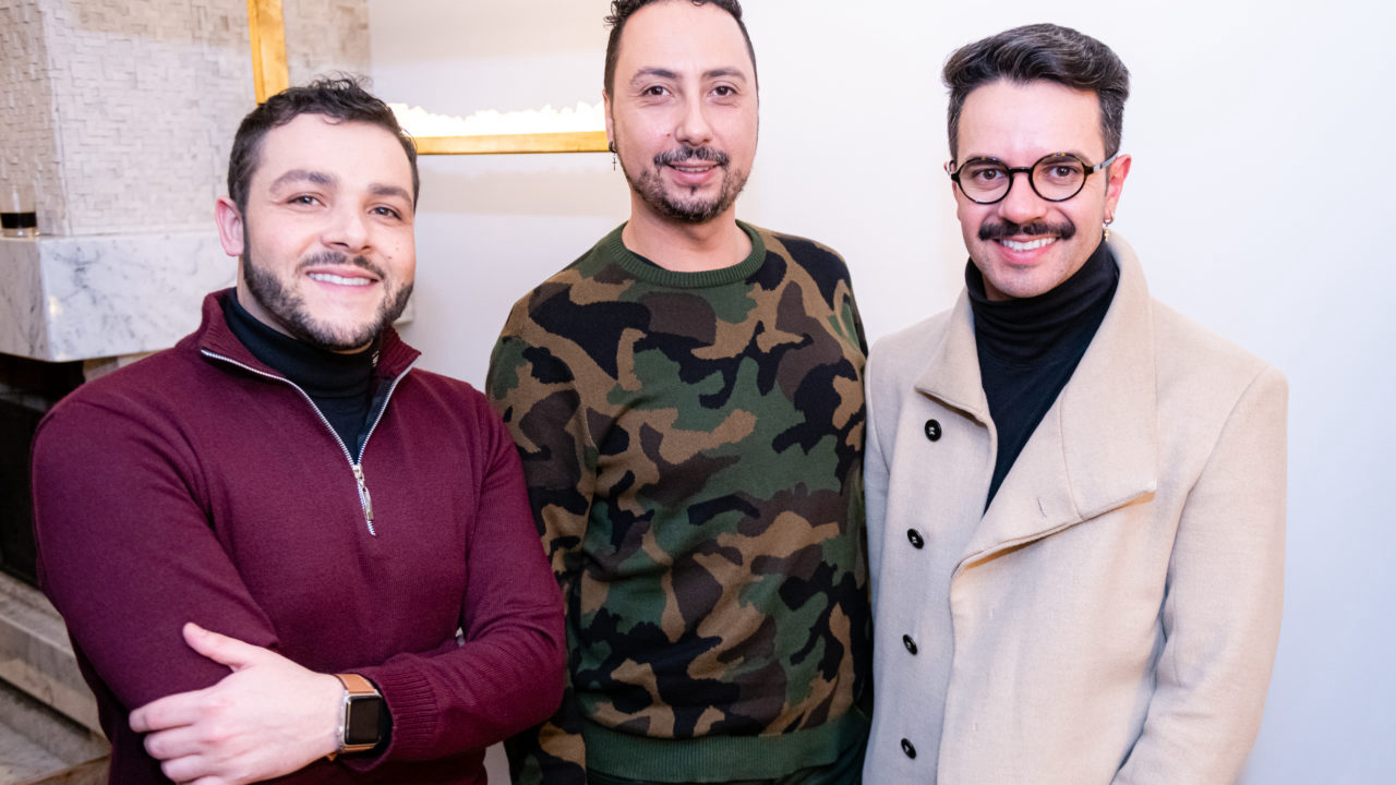 Diego Miranda, Zeh Pantarolli e Vinícius Moraes