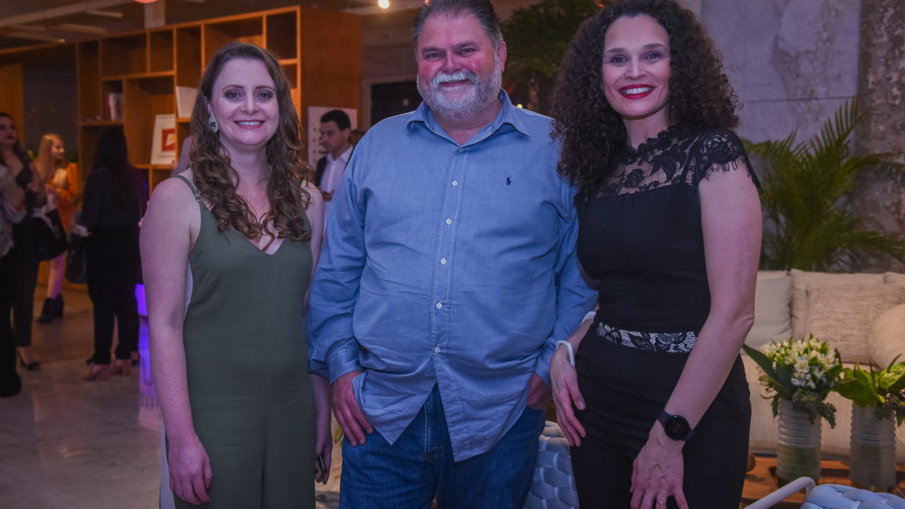 Sharon Abdalla, Ugo Guttierrez Filho e Daliane Nogueira. 