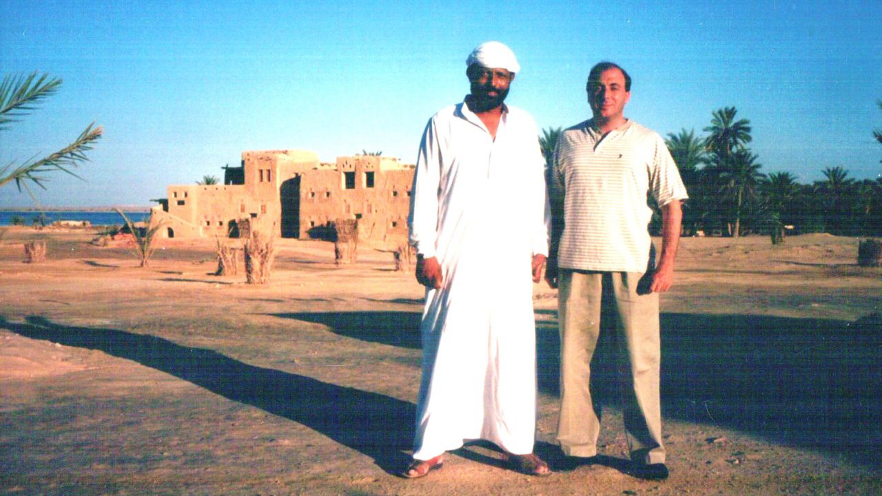 Mohammed e Jonas Rabinovitch em Siwa.