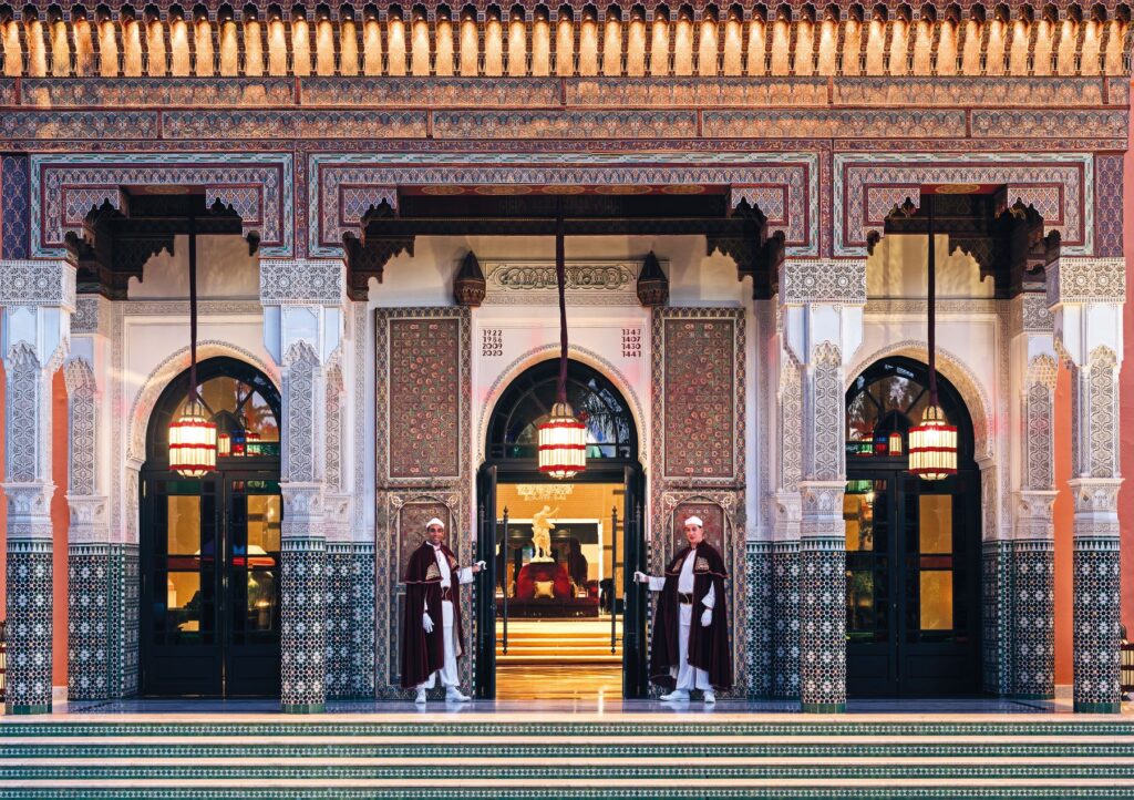 A entrada do hotel, considerado um dos 50 melhores do mundo | Divulgação