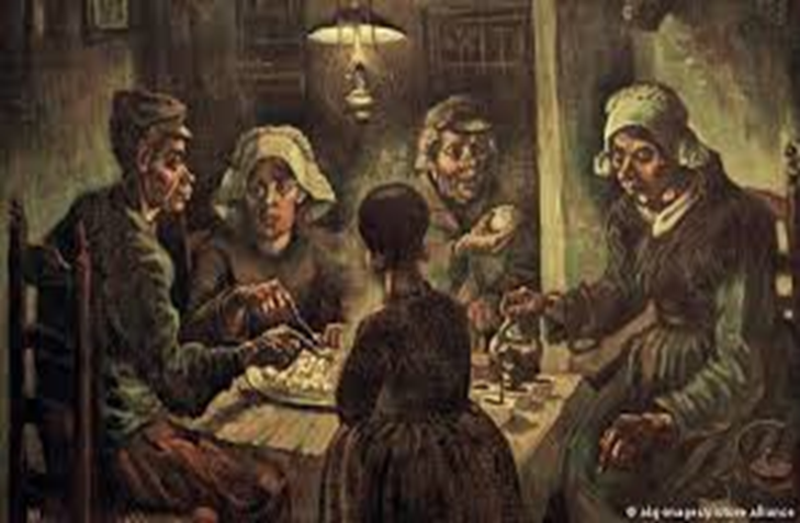 Vincent Van Gogh - “Comedores de Batata” 1885 (realismo)