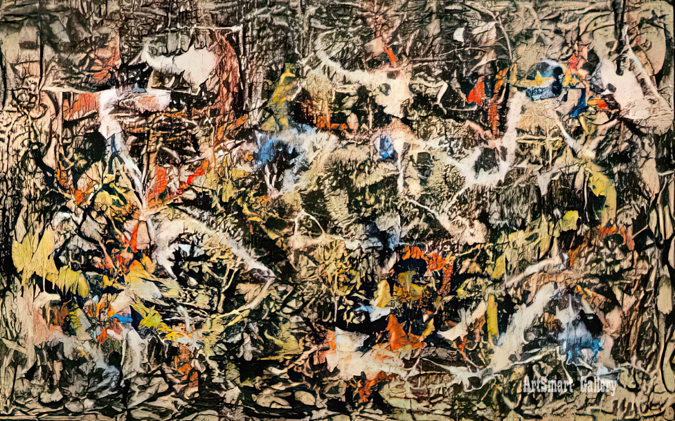 Jackson Pollock - “Convergência” 1952 (arte abstrata)