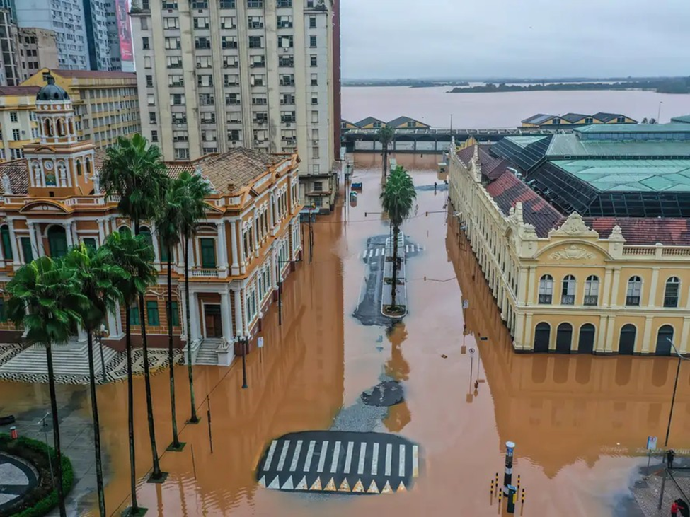 Porto Alegre – inundação histórica em maio de 2024 | Fonte: Revista PEGN