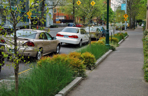 Rua Verde em Portland, Oregon, EUA | Fonte: Flickr