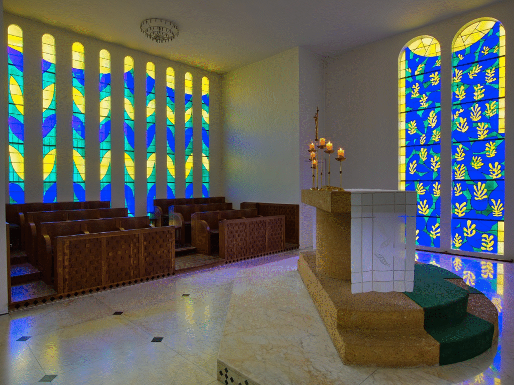 Capela do Rosário, projetada por Matisse. | Fonte: Musee Matisse