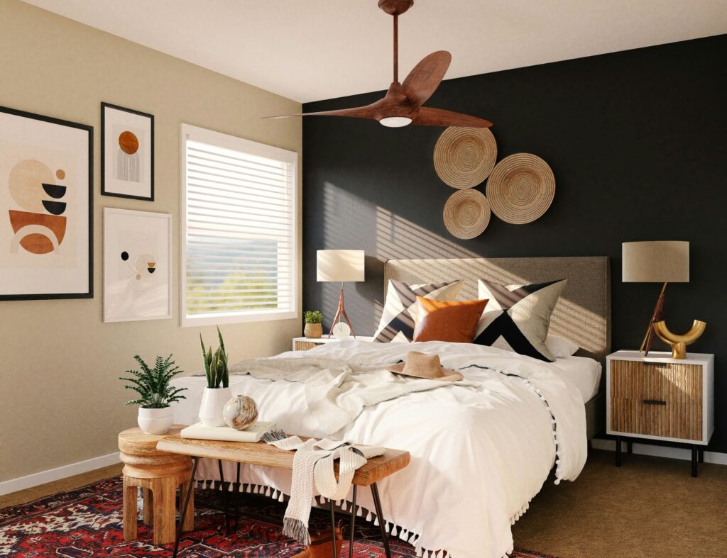 Quarto boho: refúgio de tecidos, cores suaves e calma que vai impressionar. Fonte: Unsplash