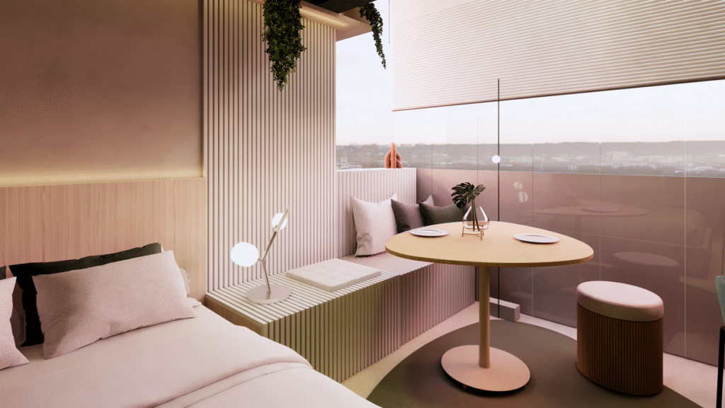 A sacada se transformou em um espaço de convivência aconchegante. Projeto: Teva Arquitetura.