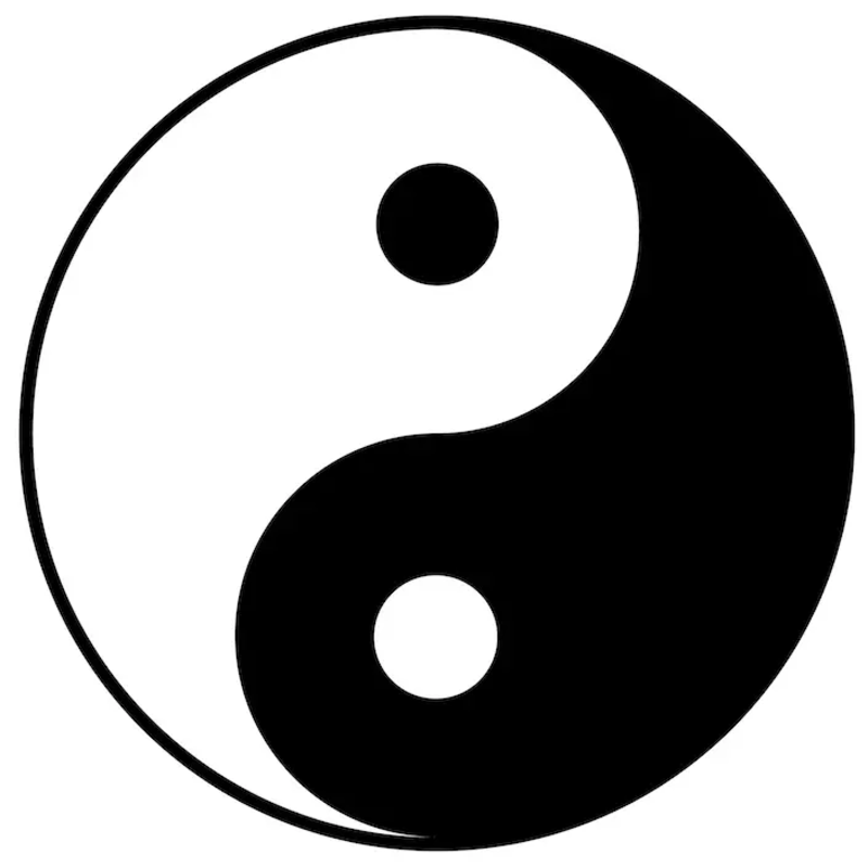 O símbolo Ying/Yang representa a harmonia natural entre forças opostas. Fonte: https://studycli.org/chinese-culture