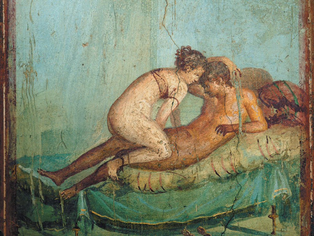 Arte erótica em Pompéia, circa 79 d.C. 